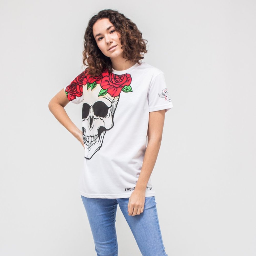 DASTI Cute White Women T-shirt